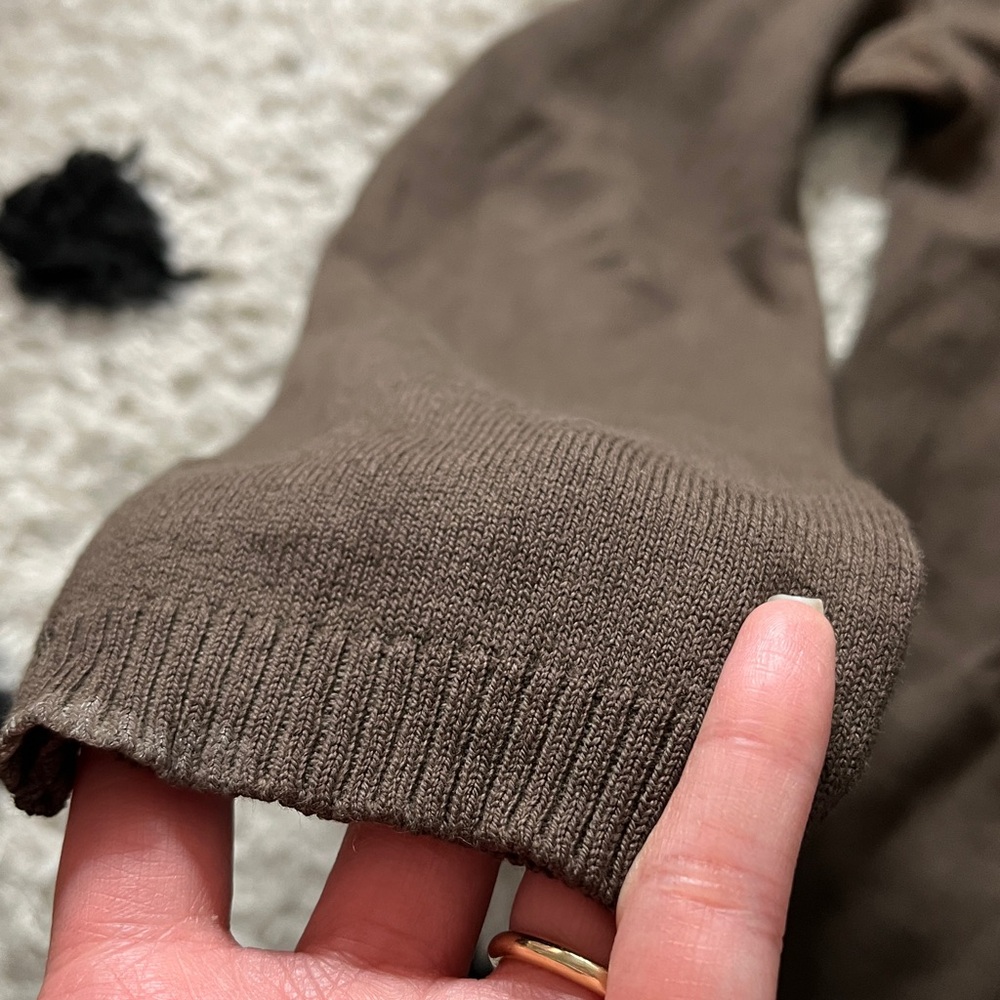 Peruvian Connection Size Medium Brown Turtleneck … - image 6